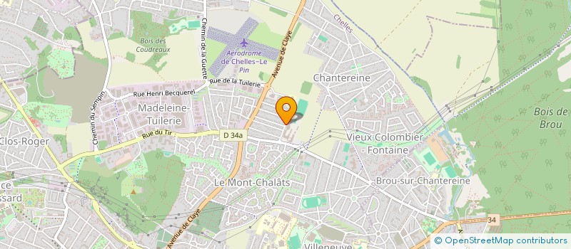 localisation de l'entreprise LES DELICES DE GAULTIER  CHELLES