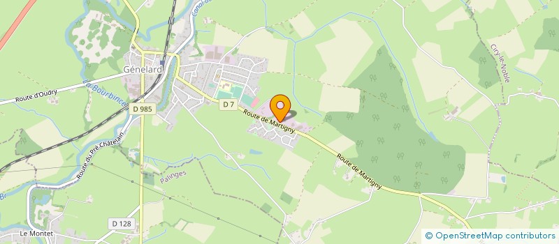 localisation de l'entreprise LES DELICES DE JANICE  GENELARD