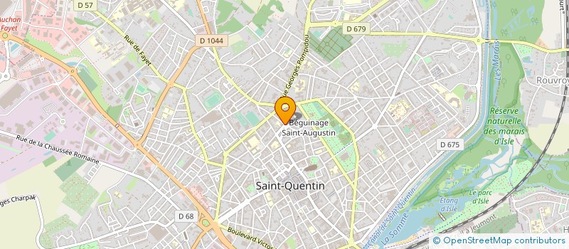 localisation de l'entreprise LES DELICES DE JEANNE à SAINT-QUENTIN
