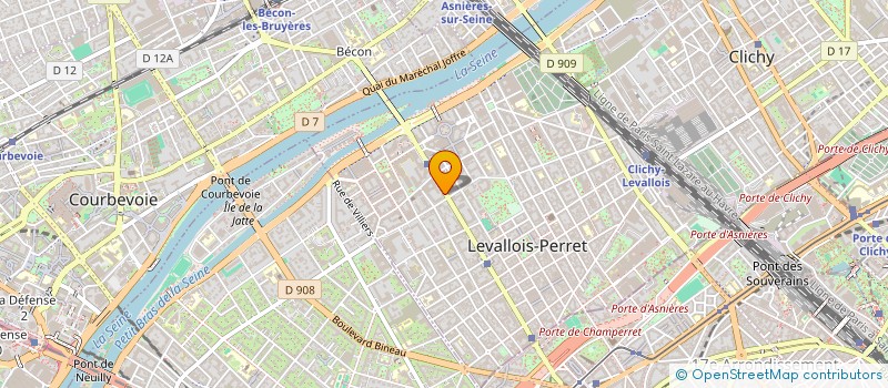 localisation de l'entreprise LES DELICES DE KASHMIR à LEVALLOIS-PERRET