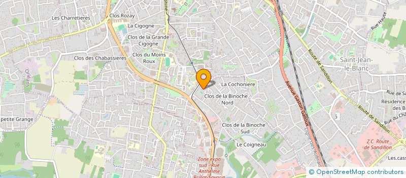 localisation de l'entreprise LES DELICES DE L'INDIEN à ORLEANS