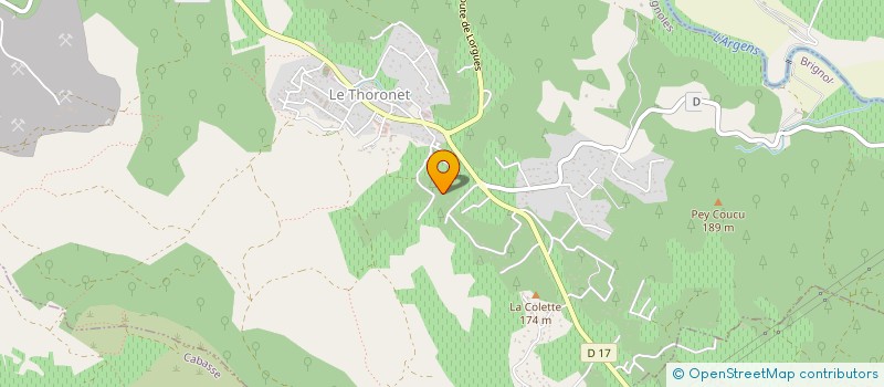localisation de l'entreprise LES DELICES DE L'ORIENT à LE CANNET-DES-MAURES