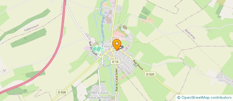 localisation de l'entreprise LES DELICES DE L'YERES à FOUCARMONT