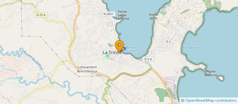 localisation de l'entreprise LES DELICES DE LA CARAVELLE à LA TRINITE