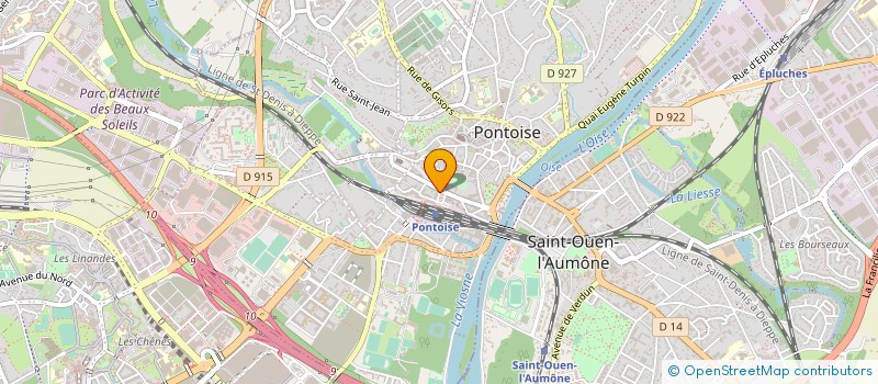 localisation de l'entreprise LES DELICES DE LA GARE à PONTOISE