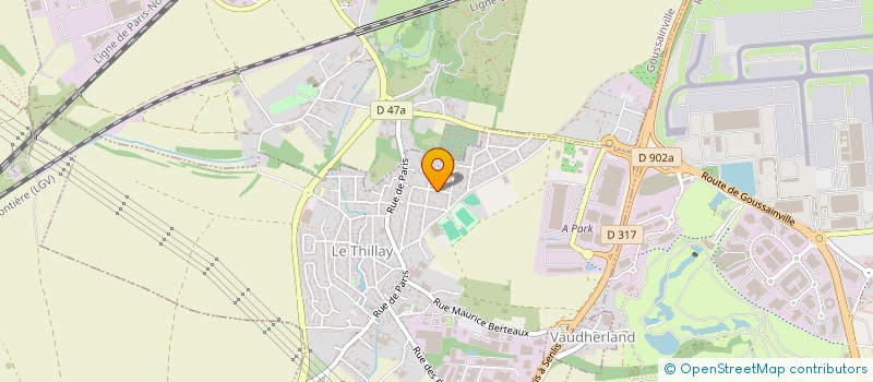 localisation de l'entreprise LES DELICES DE LA MEDINA  LE THILLAY