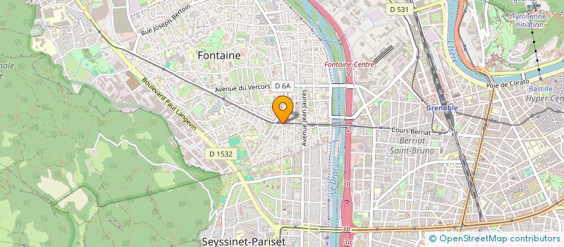 localisation de l'entreprise LES DELICES DE LA PLACE à FONTAINE