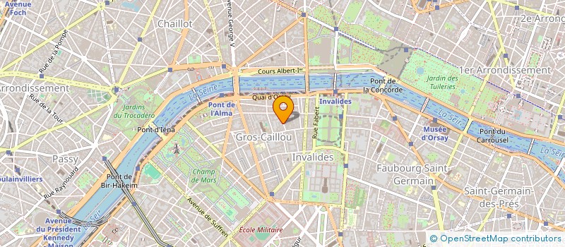 localisation de l'entreprise LES DELICES DE LA TOUR  PARIS