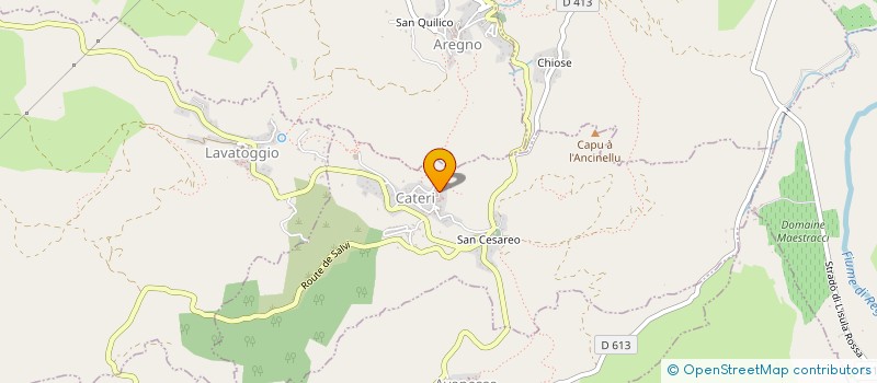 localisation de l'entreprise LES DELICES DE LA VALLEE DU REGINO à FELICETO