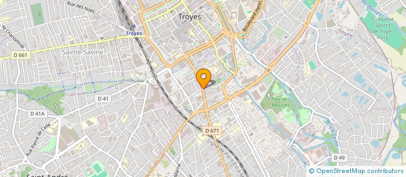 localisation de l'entreprise LES DELICES DE LAIA à TROYES