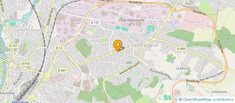 localisation de l'entreprise LES DELICES DE LIANA à L'ISLE-D'ESPAGNAC