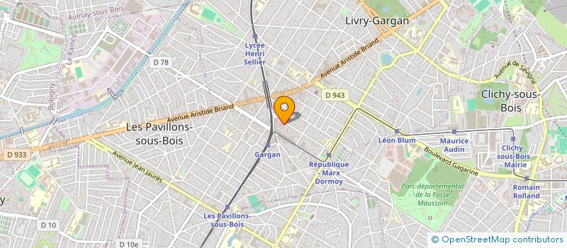 localisation de l'entreprise LES DELICES DE LIVRY GARGAN à LIVRY-GARGAN