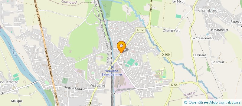 localisation de l'entreprise LES DELICES DE LOELY  VEAUCHE