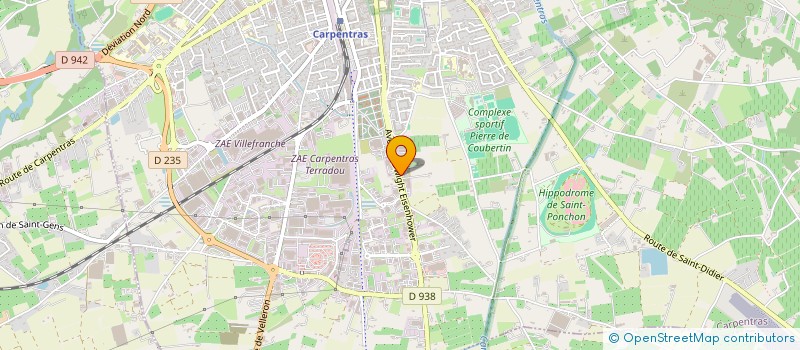 localisation de l'entreprise LES DELICES DE LUCIE à CARPENTRAS