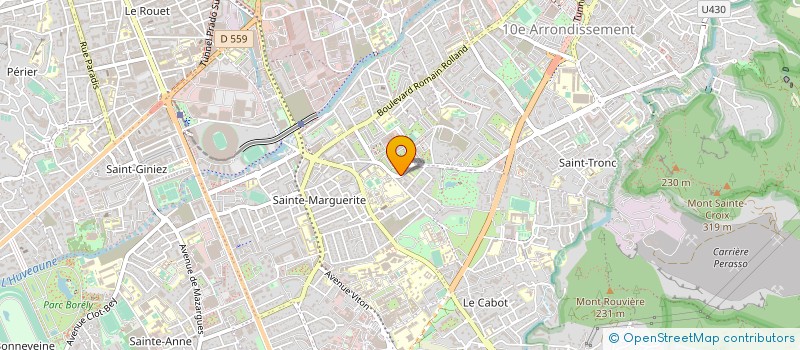 localisation de l'entreprise LES DELICES DE LUNE à MARSEILLE