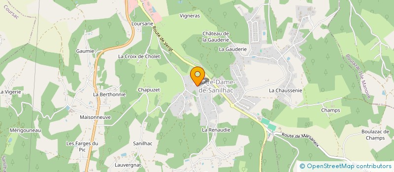 localisation de l'entreprise LES DELICES DE MADY à COULOUNIEIX CHAMIERS