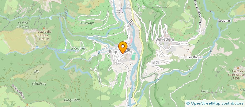 localisation de l'entreprise LES DELICES DE MARGAUX  ROQUEBILLIERE