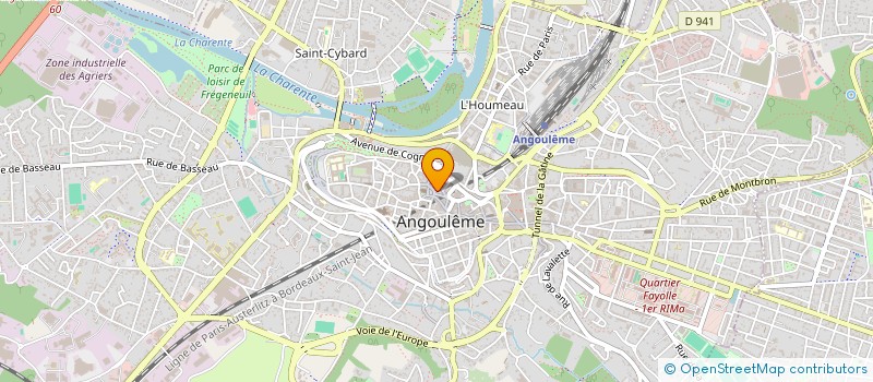 localisation de l'entreprise LES DELICES DE MARIE à ANGOULEME