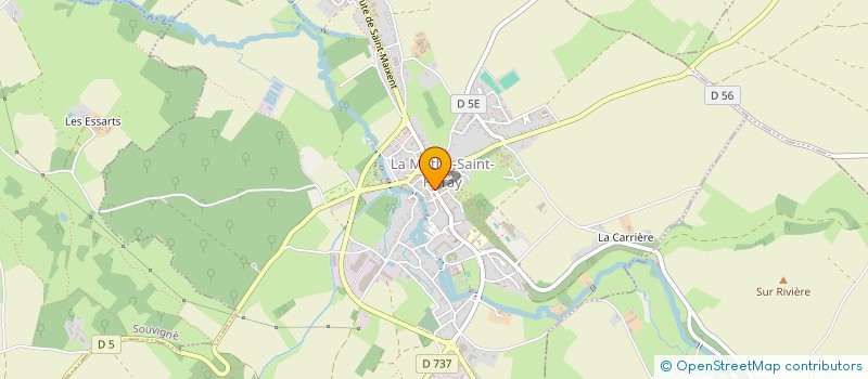 localisation de l'entreprise LES DELICES DE MARIE ET SEB  LA MOTHE-SAINT-HERAY