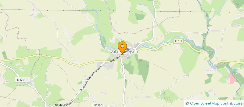 localisation de l'entreprise LES DELICES DE MARIETTE  VAL-D'ETANGSON