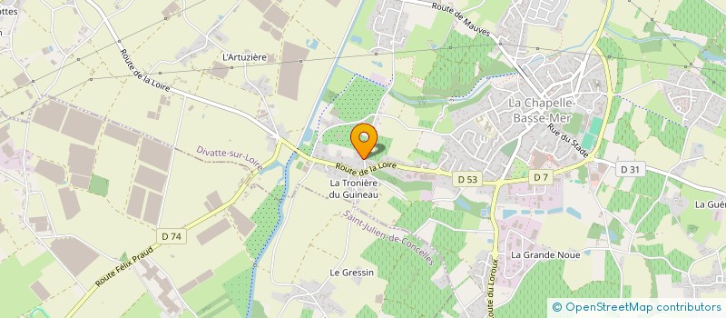 localisation de l'entreprise LES DELICES DE MARION  DIVATTE-SUR-LOIRE