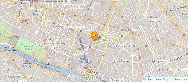 localisation de l'entreprise LES DELICES DE MARRAKECH  PARIS