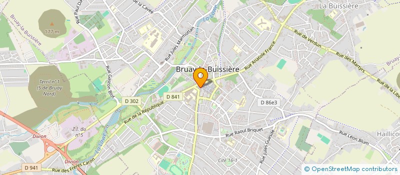 localisation de l'entreprise LES DELICES DE MARRAKECH à BRUAY-LA-BUISSIERE