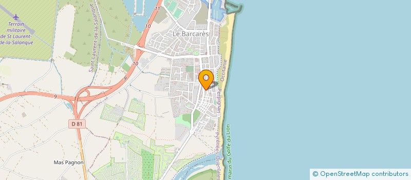 localisation de l'entreprise LES DELICES DE MARTIN à LE BARCARES
