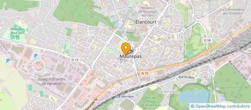 localisation de l'entreprise LES DELICES DE MAUREPAS  MAUREPAS