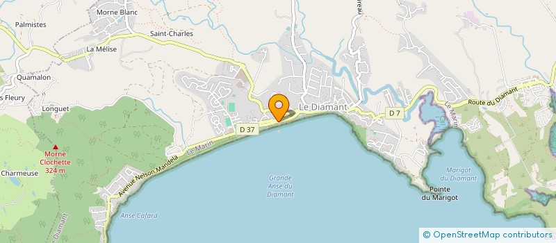 localisation de l'entreprise LES DELICES DE MAY  LE DIAMANT