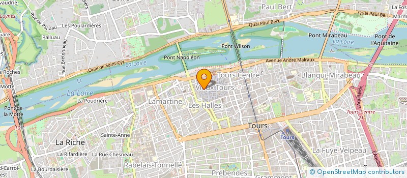 localisation de l'entreprise LES DELICES DE MEDITERRANEE  TOURS