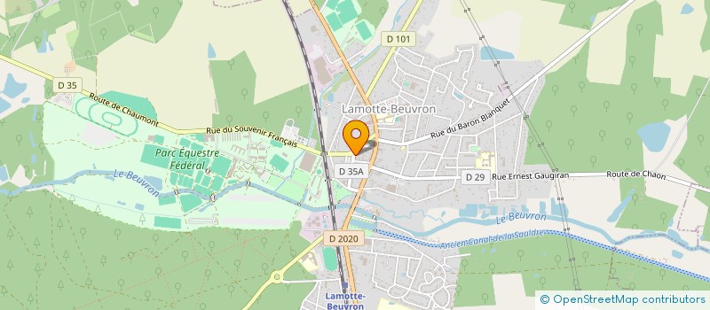 localisation de l'entreprise LES DELICES DE NICO à LAMOTTE-BEUVRON