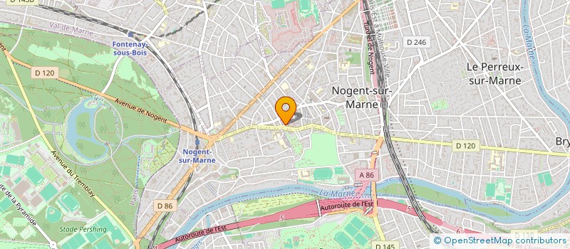 localisation de l'entreprise LES DELICES DE NOGENT  NOGENT-SUR-MARNE