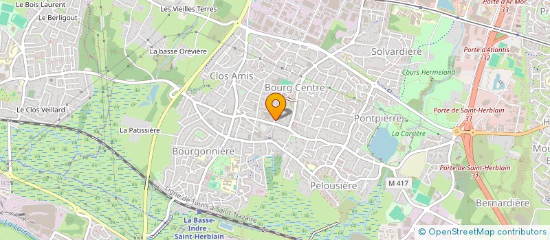 localisation de l'entreprise LES DELICES DE NOMINOE à SAINT-HERBLAIN
