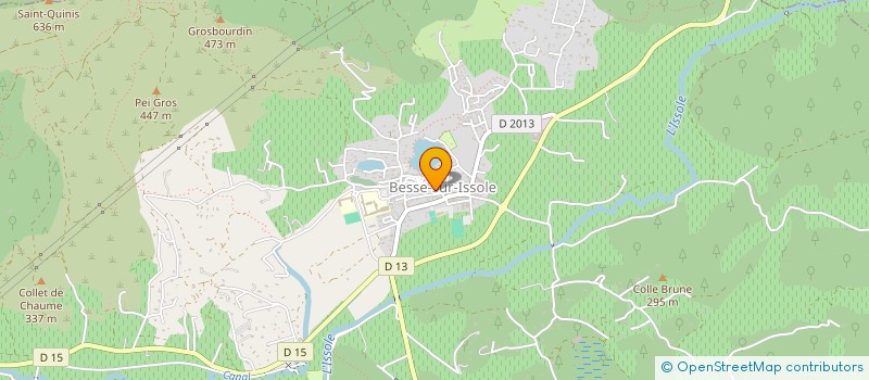 localisation de l'entreprise LES DELICES DE PHILIPPE  BESSE-SUR-ISSOLE