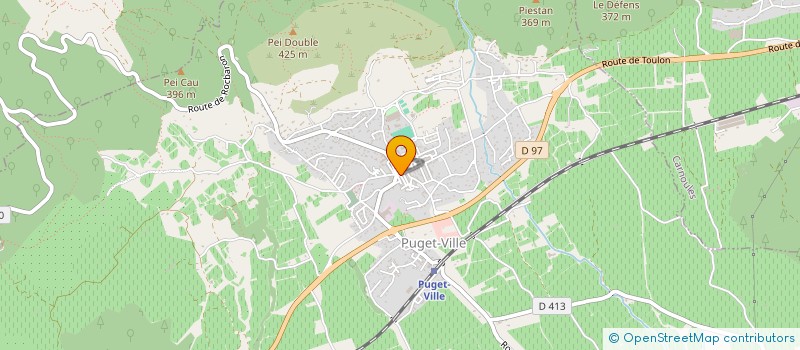 localisation de l'entreprise LES DELICES DE PUGET à PUGET-VILLE