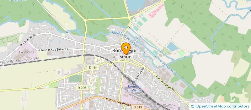 localisation de l'entreprise LES DELICES DE ROMILLY à ROMILLY-SUR-SEINE