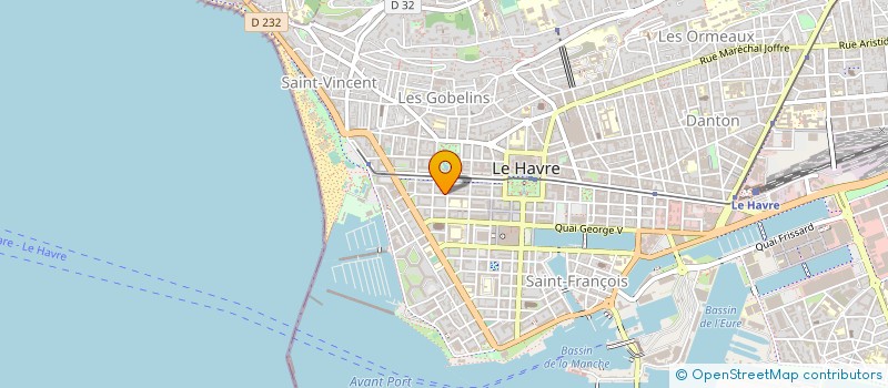 localisation de l'entreprise LES DELICES DE SAINT ANTOINE à LE HAVRE