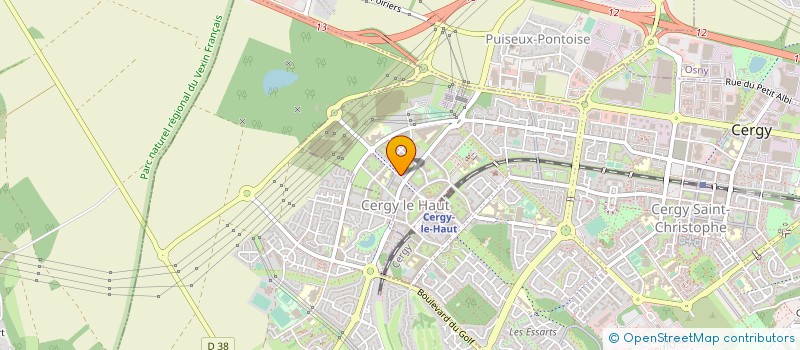 localisation de l'entreprise LES DELICES DE SAINT CHRISTOPHE à CERGY