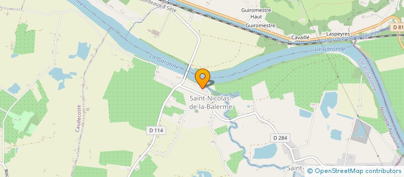 localisation de l'entreprise LES DELICES DE SAINT-CIRICE à SAINT-NICOLAS-DE-LA-BALERME