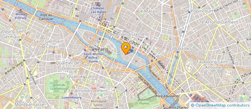 localisation de l'entreprise LES DELICES DE SAINT-LOUIS à PARIS
