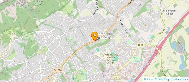 localisation de l'entreprise LES DELICES DE SERENA  MONTBONNOT-SAINT-MARTIN