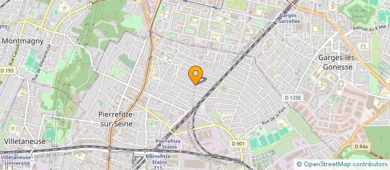 localisation de l'entreprise LES DELICES DE STAINS à STAINS