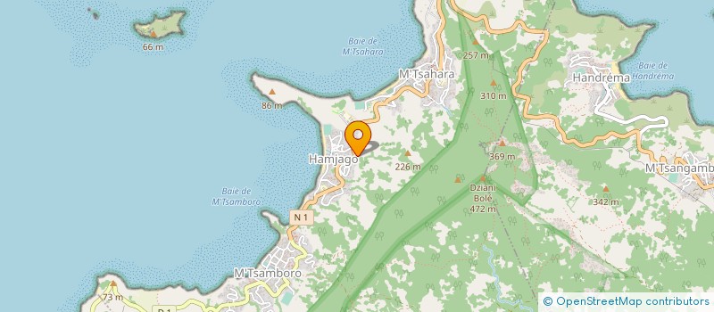 localisation de l'entreprise LES DELICES DE TABY ET WILLO à MTSAMBORO