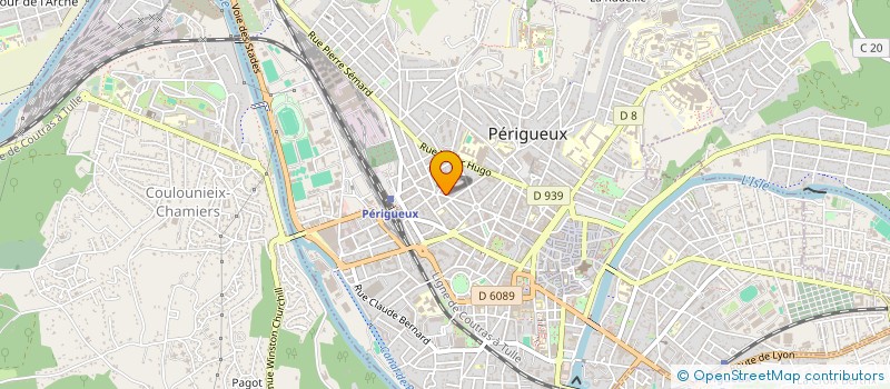 localisation de l'entreprise LES DELICES DE THOMAS à PERIGUEUX