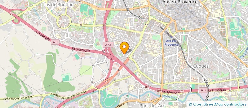 localisation de l'entreprise LES DELICES DE TUNIS  AIX-EN-PROVENCE