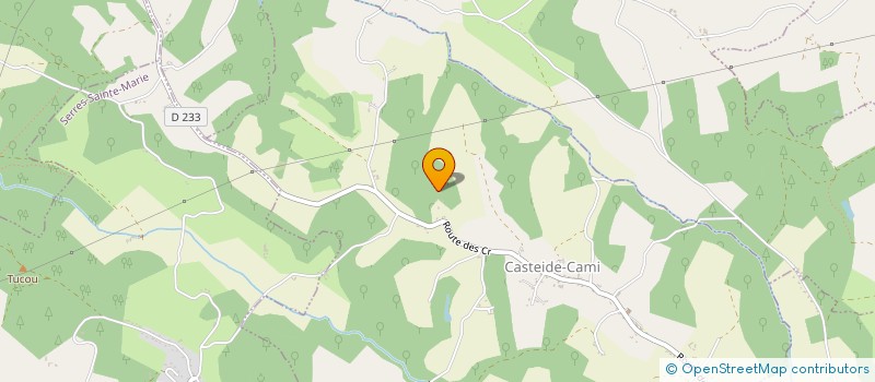 localisation de l'entreprise LES DELICES DE VALERIE à CASTEIDE-CAMI
