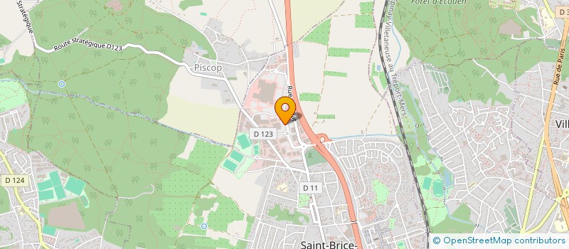 localisation de l'entreprise LES DELICES DE VANINE  SAINT-BRICE-SOUS-FORET