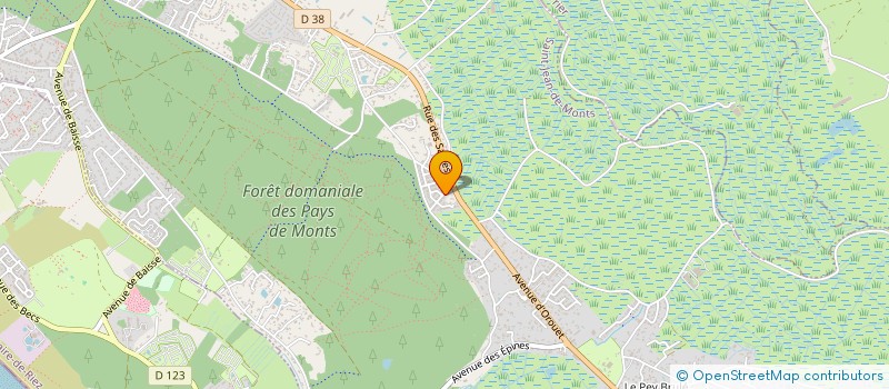 localisation de l'entreprise LES DELICES DE VENDEE  SAINT-JEAN-DE-MONTS