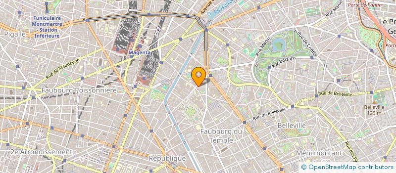 localisation de l'entreprise LES DELICES DE VICQ S'AZIR à PARIS